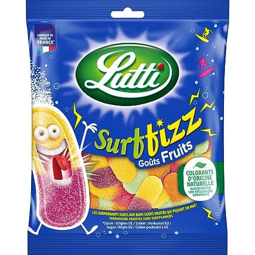 Fruits Lutti Surffizz - 100 g (Lot de 2) pour Enfants en Pleine Activité