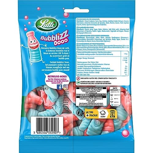Lutti Bubblizz Dooo 180G – Fun Bubble Mold for Kids, Food-Grade Material, Easy DIY Popcorn/Marshmallow Fluff – 180g