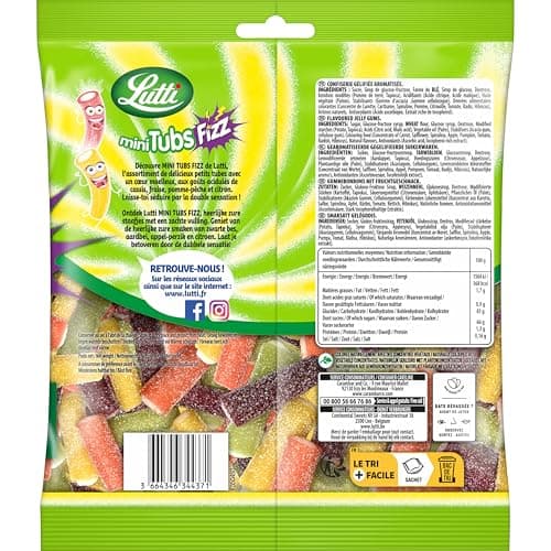 LUTTI MINI TUBS FIZZ - Efficacité et Convenance pour Tous en Hipertension - Boisson Digestive après Repas