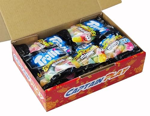 Trolli Halloween Gummies Acides, 20 Sachets Assortis Promos 400g pour Enfants et Partys