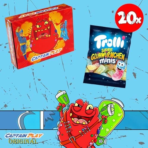 Trolli Halloween Gummies Acides, 20 Sachets Assortis Promos 400g pour Enfants et Partys
