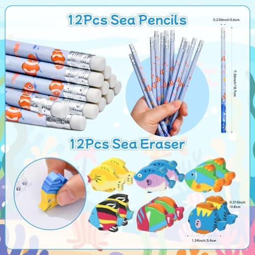 Cadeaux Marins 84PCS Pochettes Animaux pour Femmes et Hommes Anniversaire Fêtes
