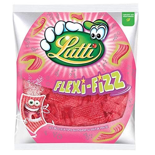 LUTTI Flexi-Fizz Fraise 225G - Suivi des enfants - Pique-nique en famille