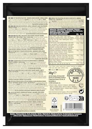 Jack Links Beef Jerky Pack de mélanges - Viande séchée riche en protéines - Snack pour sportifs - 12 x 25 g