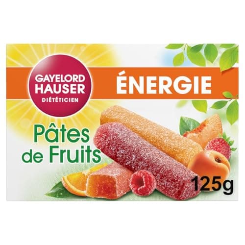 GAYELORD HAUSER Pâtes de Fruits Vitamines C B1 50% Fruits Lot de 2 x 125g