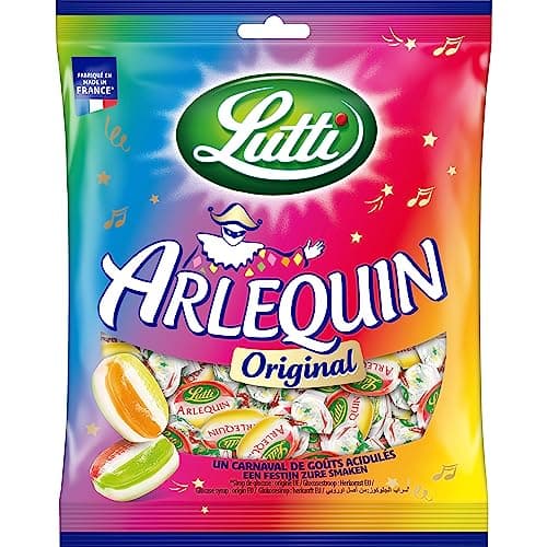 Lutti Arlequin Original 150g - Motif rétro pour enfants - Bébés et enfants - Jouets à jouer à la maison - Grande résista