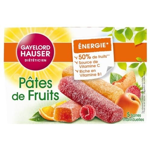 GAYELORD HAUSER Pâtes de Fruits Vitamines C B1 50% Fruits Lot de 2 x 125g