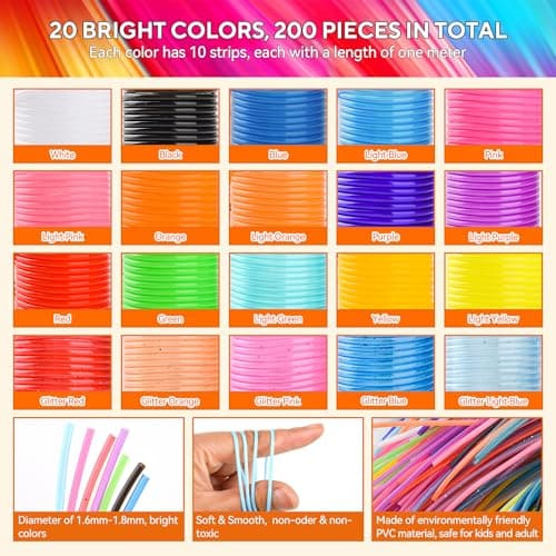 Kits Scooby Doo Scoubidou 295 Pièces pour Enfants Jouets Artisanat Sellier Perles Bois Pompons Bricolage Colliers Bracel