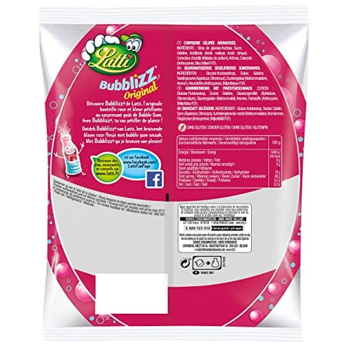 Lutti Bubblizz original 100 G pour enfants en famille lors des fêtes