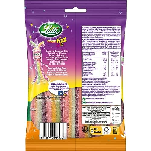 Scoubifizz Lutti 180 g pour enfants en fête réussie