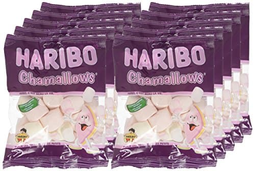 Haribo Gâteaux de chewing-gum 100 g, bonbons sucrés pour enfants et adultes à partager en famille pendant les soirées de