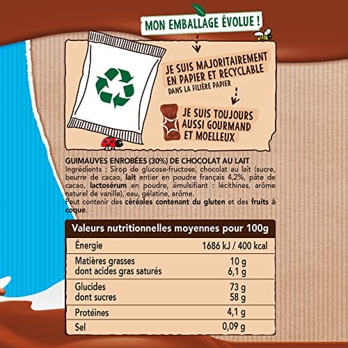 Cémoi l'Authentique petit Ourson chocolat au lait pour enfants - À déguster à l'heure du goûter - Prix compétitif - Sach