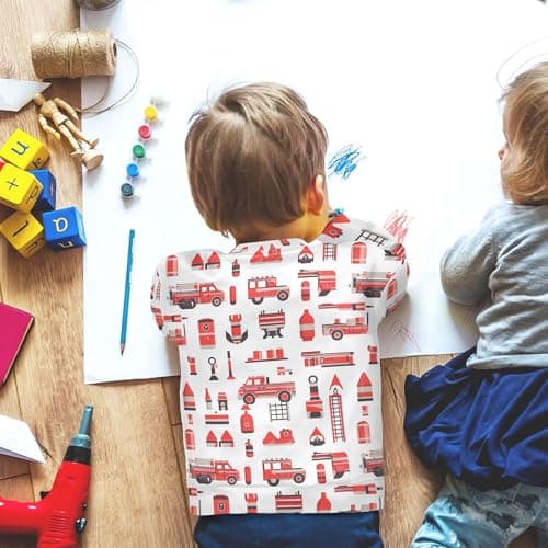 Wudan Firefighting Elements Pull à capuche à col rond pour enfants ergonomique et sécuritaire pour usage quotidien 5XLio
