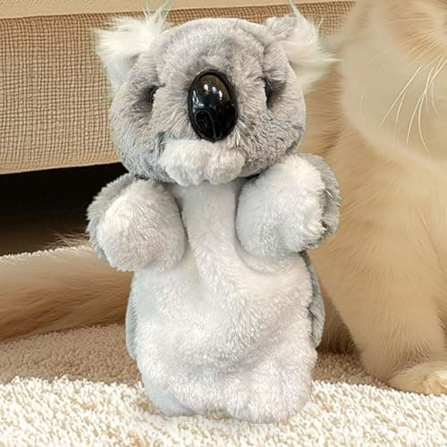 Koala Marionnette à Main pour Chat Jouet D'Entraînement Interactif | Enrichissement Daily pour Chatons et Chats Ennuyés