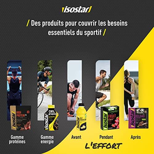 Isostar Actifood Exotic Fruits Gel Énergétique pour Athlètes - Apport en Énergie - 500g