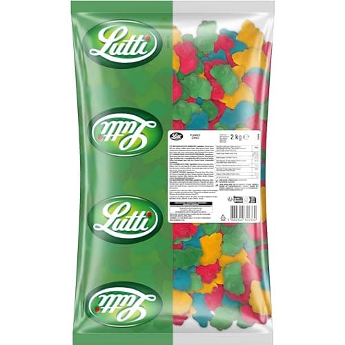 LUTTI Funny Dino 2Kg Jouet cmdlineurs 3-5 ans Festivals et anniversaires Amusant et éducatif Jouets 2Kg
