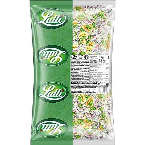 Lutti L'Arlequin CocktailSans Gluten et Végétarien pour Famille, Pique-Nique et Festivités, 2,91 kg