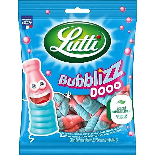 Lutti Bubblizz Dooo 180G – Fun Bubble Mold for Kids, Food-Grade Material, Easy DIY Popcorn/Marshmallow Fluff – 180g
