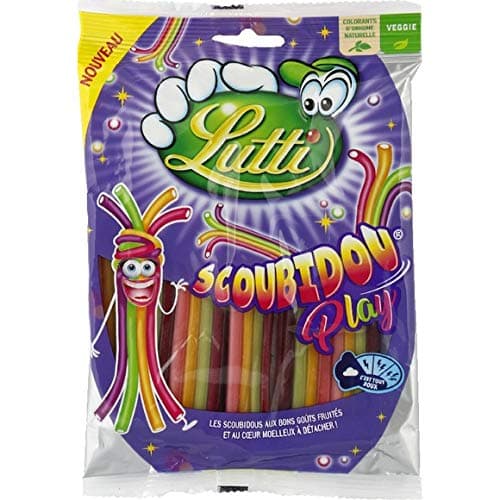 Lutti Scoubidou Play 180g - Élastique, Jeu Enfants, Matériel Écolier