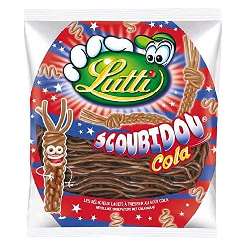 Lutti Scoubidou Cola 200 g pour enfants en fête à la plage ou à la maison functionalities colorées et résistantes