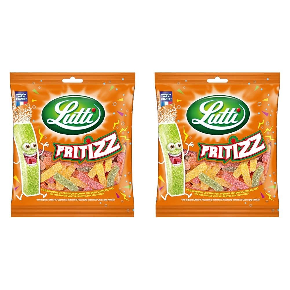 Lutti Fritizz 100 g (Lot de 2) - Pâte à friture savoureuse pour amateurs de snacks salés - Idéale pour des soirées avec
