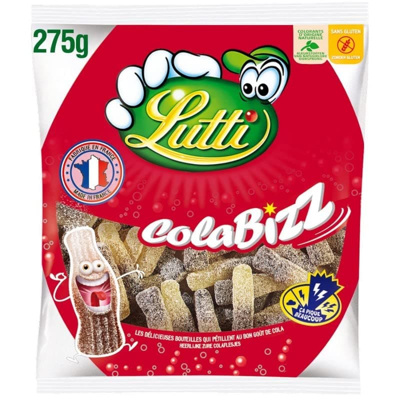 COLABIZZ LUTTI - Bonbons Délicieux en Format XXL 275G - Épicerie Sucrée - Lot de 4