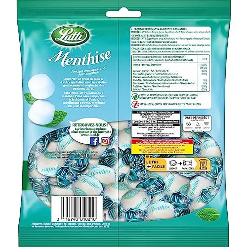 Lutti Menthise 100g - Dentifrice Naturel Doux avec Parfum Menthe, Formule Garantissante pour une Haleine Fraîche et Sain