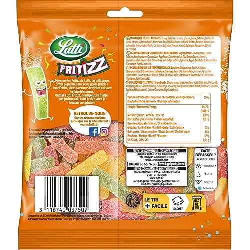 Lutti Fritizz 100 g (Lot de 2) - Pâte à friture savoureuse pour amateurs de snacks salés - Idéale pour des soirées avec