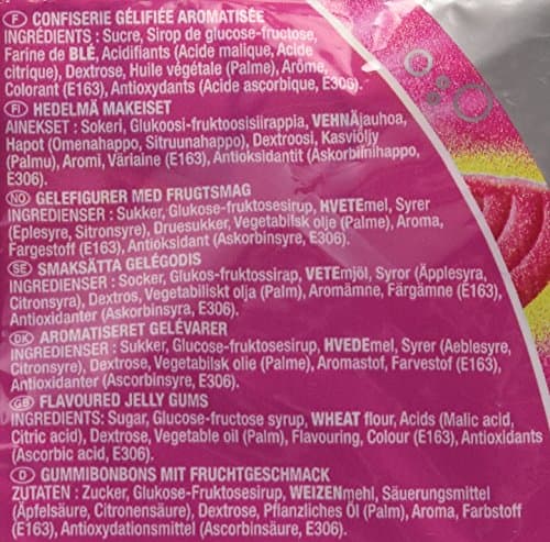Lutti Fizz Gomme Élastique Fraise 225g - Bonbon Sain et Amusant pour Enfants et Adolescents