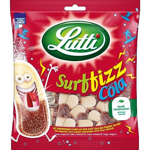 Lutti Surfizz Cola 200g pourfans de sodas énergisants en vacances et après l'activité sportive avec un goût sensationnel