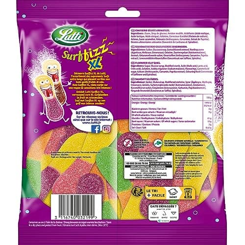 Lutti Surfizz XL 200g - Snack Sain et Pratique, Parfait pour les Chiens et les Chats