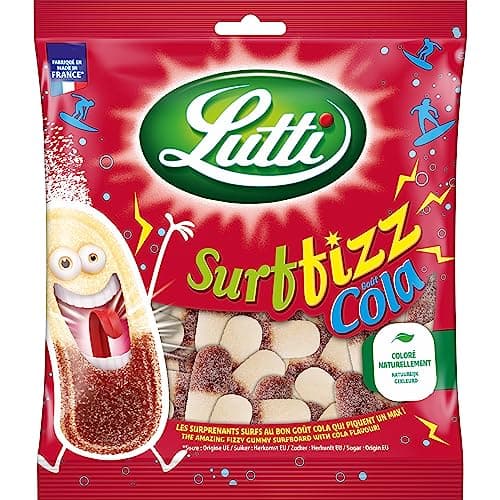 Lutti Surfizz Cola 200g pourfans de sodas énergisants en vacances et après l'activité sportive avec un goût sensationnel