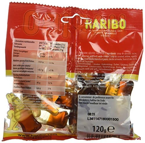 Haribo Joyeuse Cola 120 g - Lot de 10 pièces pour enfants en fête à la plage ou à la maison avec saveur unique et gâteri
