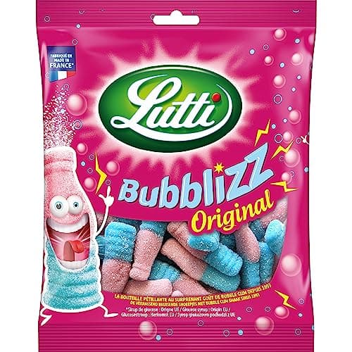 Lutti Bubblizz original 100 G pour enfants en famille lors des fêtes