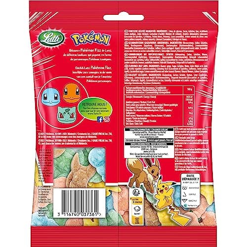 "Lutti Pokémon Fizz 180g - Collection Disney"