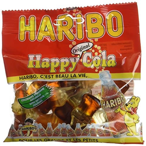 Haribo Joyeuse Cola 120 g - Lot de 10 pièces pour enfants en fête à la plage ou à la maison avec saveur unique et gâteri