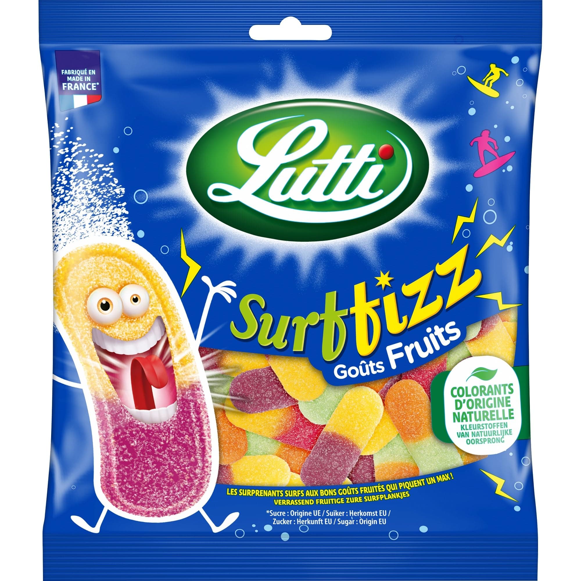 Surfizz Fruits 200g - En-cas Sain pour Sportifs et Enfants (Snack Naturel, 200g)