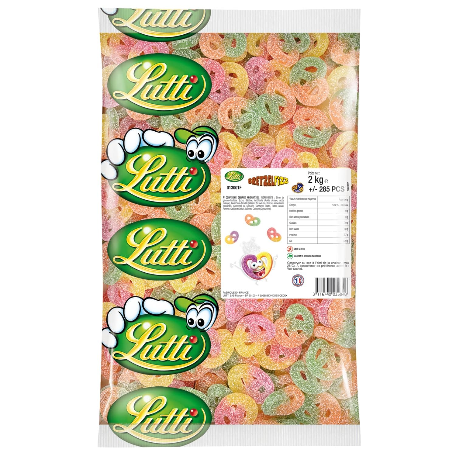 Lutti Bretzel fizz 2kg pour enfants à la fête Oktoberfest formatDate()