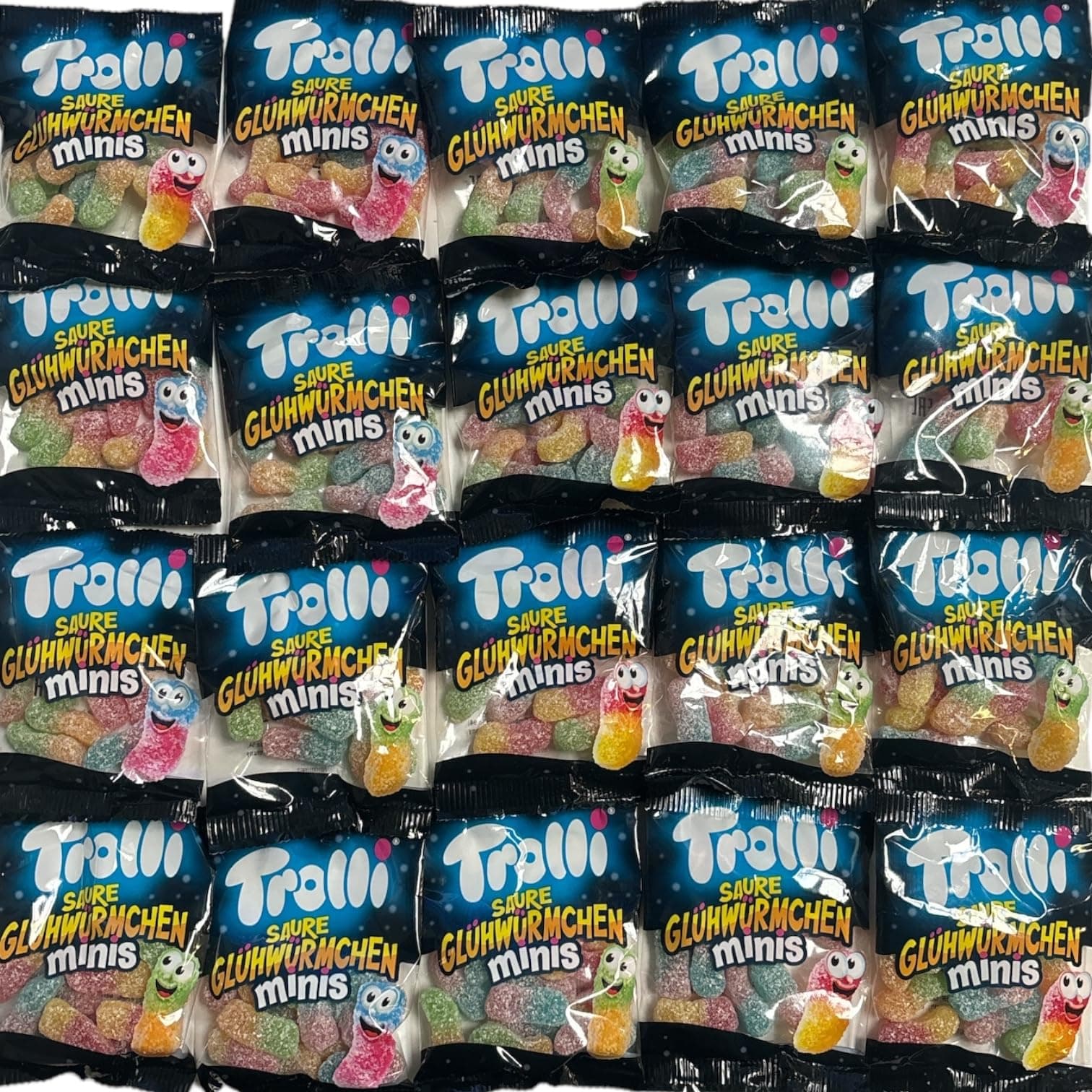 Trolli Halloween Gummies Acides, 20 Sachets Assortis Promos 400g pour Enfants et Partys