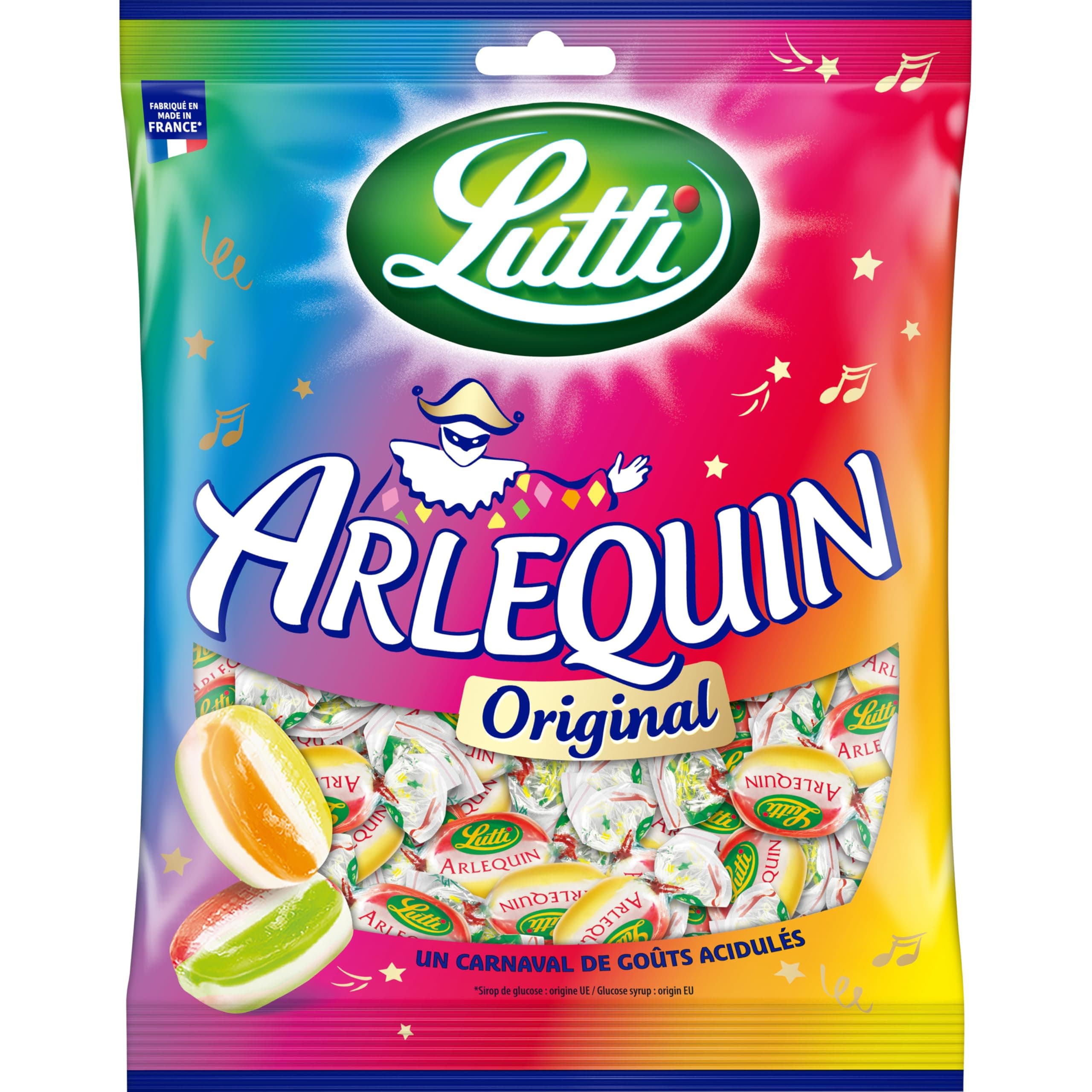 Lutti Arlequin Original 400g Pelletisserie Élégante pour Femmes en Voyage