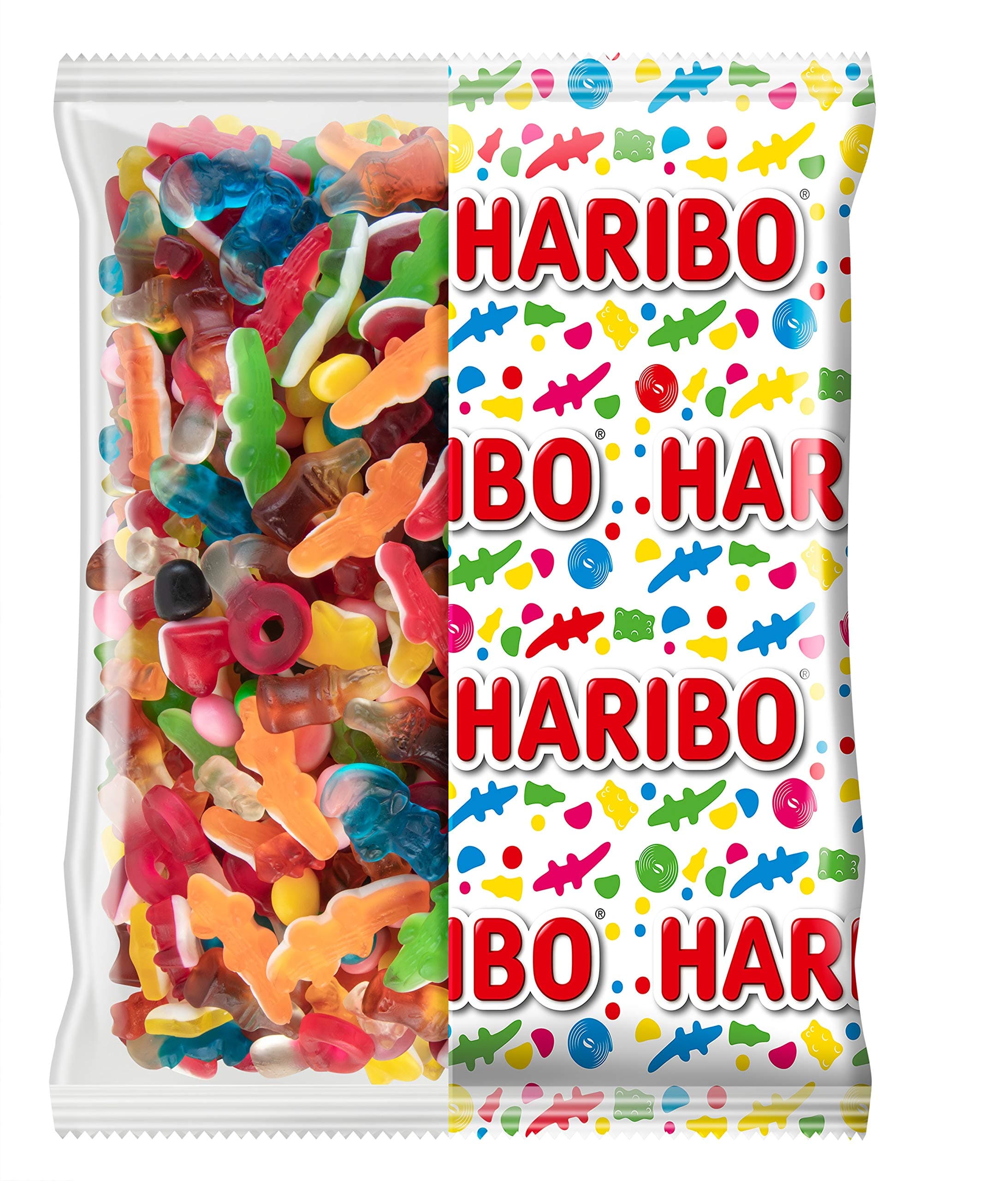 HARIBO Assortiment de Bonbons Gélifiés pour Adults en Vrac, 2kg - Happy Life