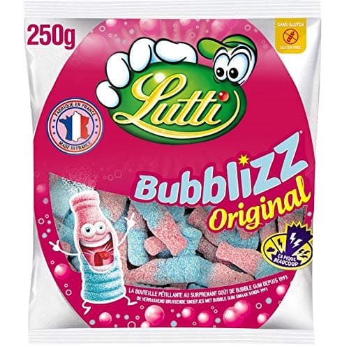 Bubblizz LUTTI 250G - Jouets de bain pour enfants - Bains relaxants - Séance de bain colorée et amusante - Taille 250G -