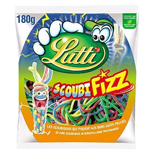 Scoubifizz LUTTI 180G Lot De 4, idéal Pour Enfants, Festivités et Fêtes - Livraison Gratuite