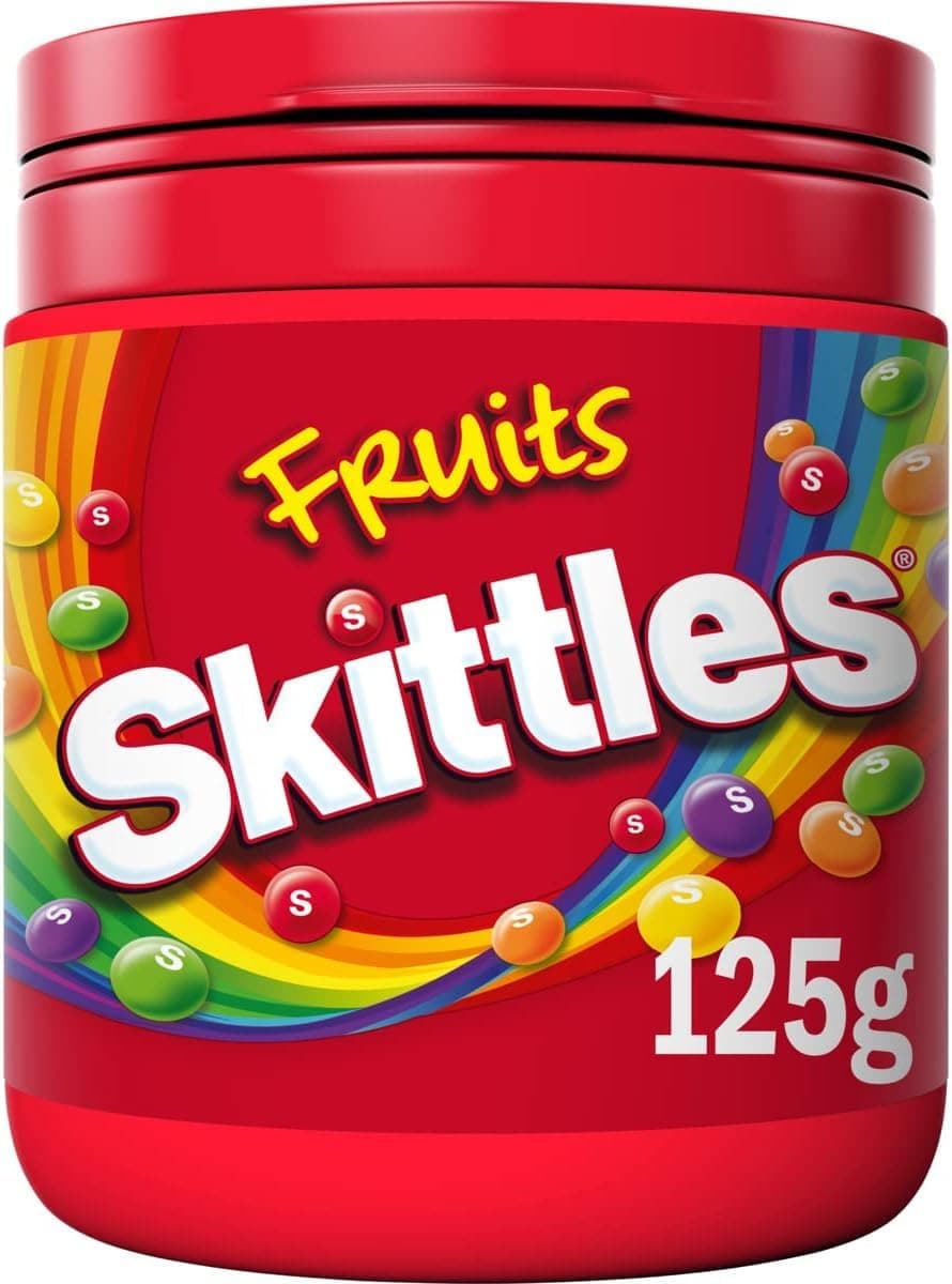 SKITTLES Bonbons au goût Fruits | Parfaits pour les Enfants | Boisson en Budgéтом 125g