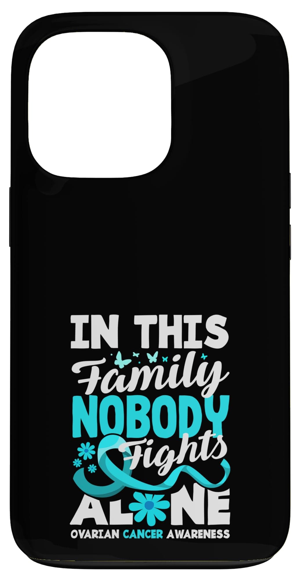 Coque iPhone 13 Pro Personne ne Lutte Seul Contre Le Cancer du col de l'utérus Feminine Support