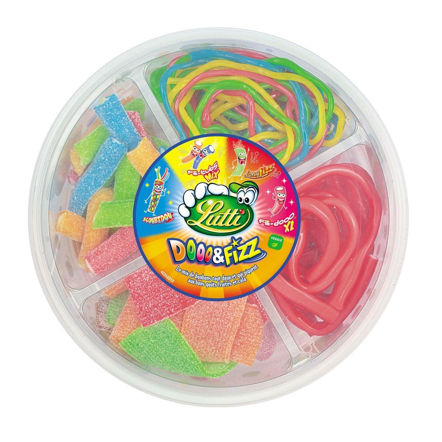 Doo&Fizz Assortiment Gourmand - Sans Sucre, Cru Oxygène végétale, Lot De 3 450g - Snack Sain et Divertissant