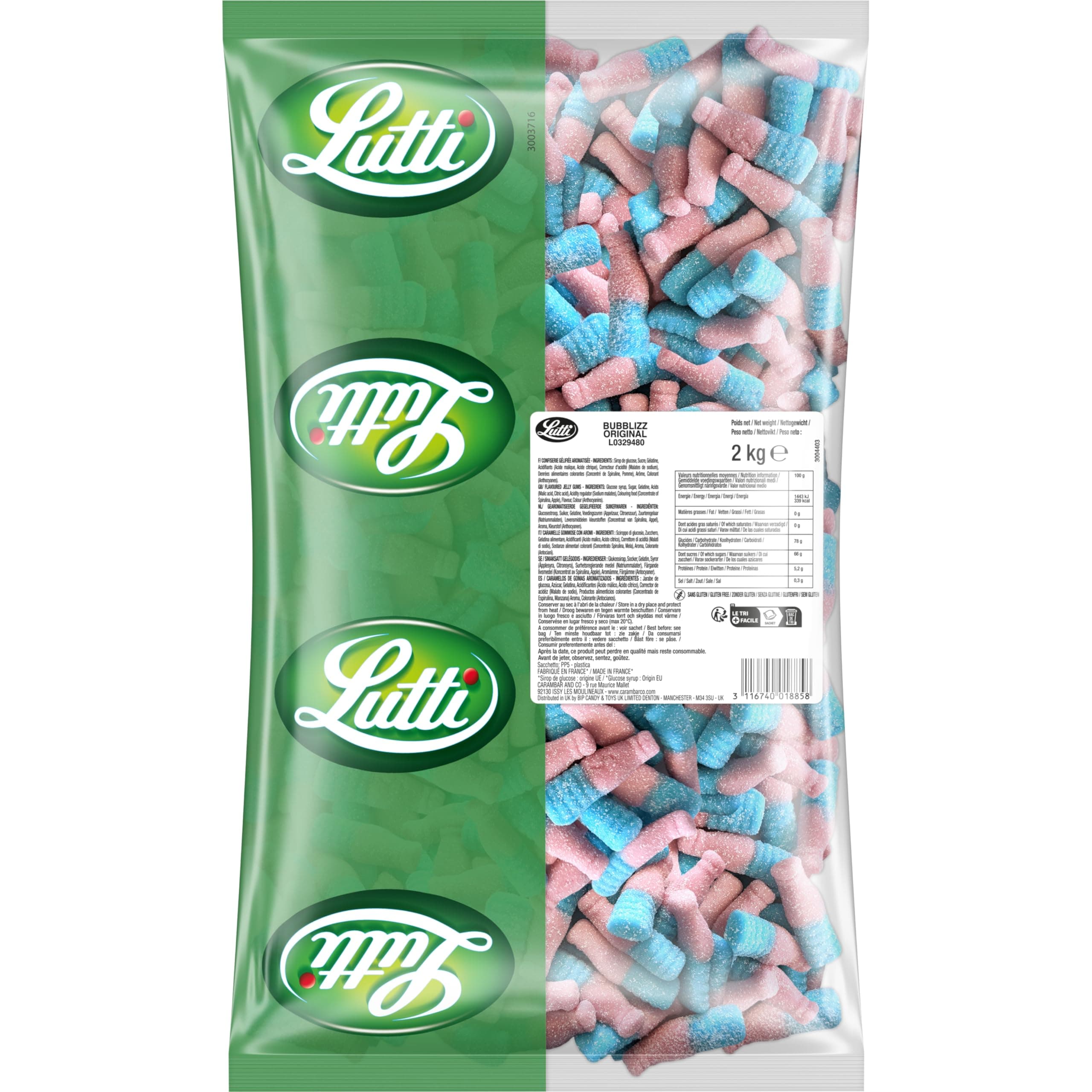 Bubblizz original 2kg pour enfants à l'extérieur en été
