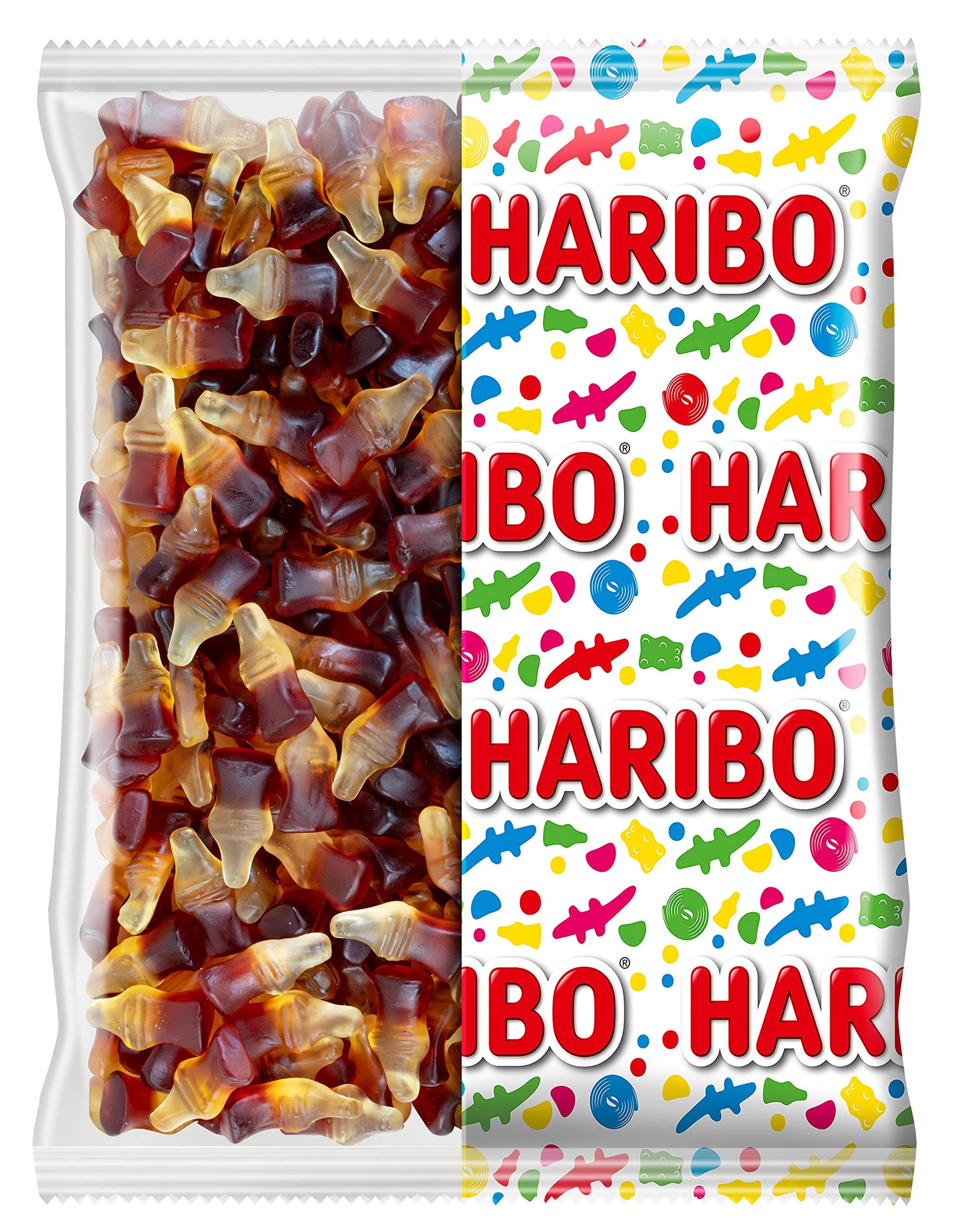 HARIBO Bonbons Happy Cola Sans Colorants Artificiels - Pour Enfants et Ados - Boîte Vrac 2 kg