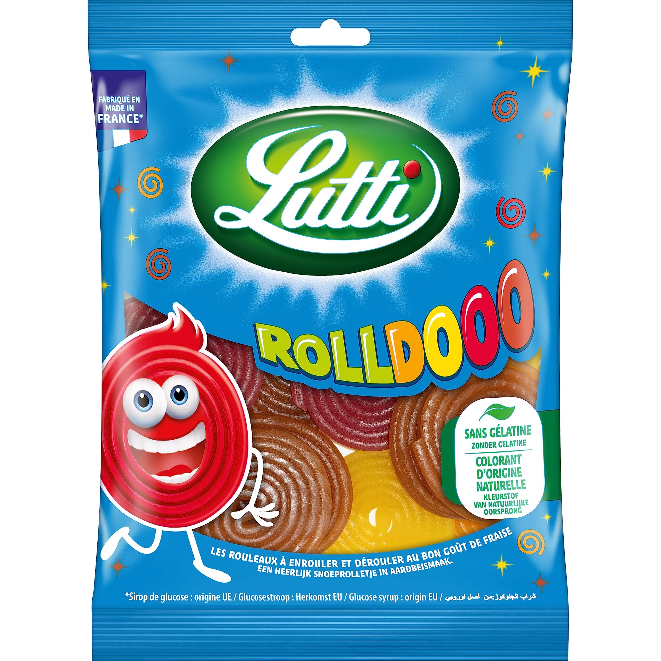 Lutti Rolldooo pour Chien, Alimentation Saine 180 g (Lot de 1)